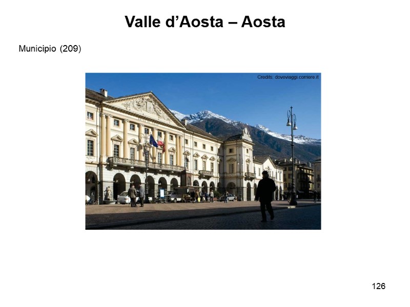 126 Valle d’Aosta – Aosta Municipio (209)